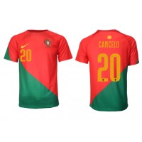 Portugal Joao Cancelo #20 Hjemmebanetrøje VM 2022 Kortærmet